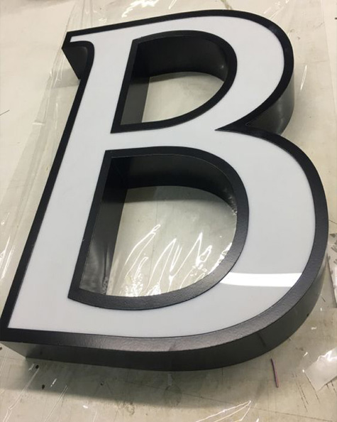 Boyalı File Harf Tabela