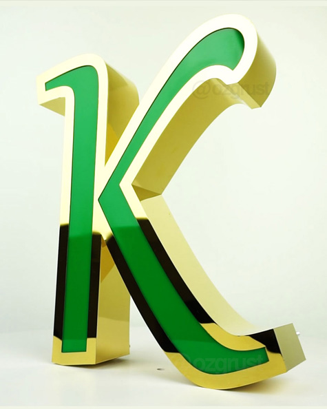 Gold Paslanmaz File Harf Tabela