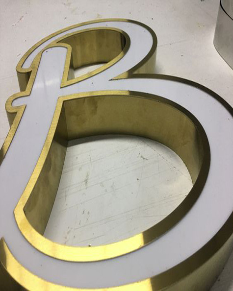 Gold Satene Paslanmaz File Harf Tabela