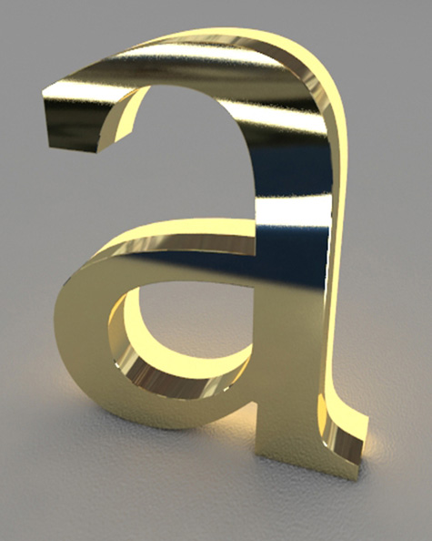 Gümüş Paslanmaz Harf Tabela