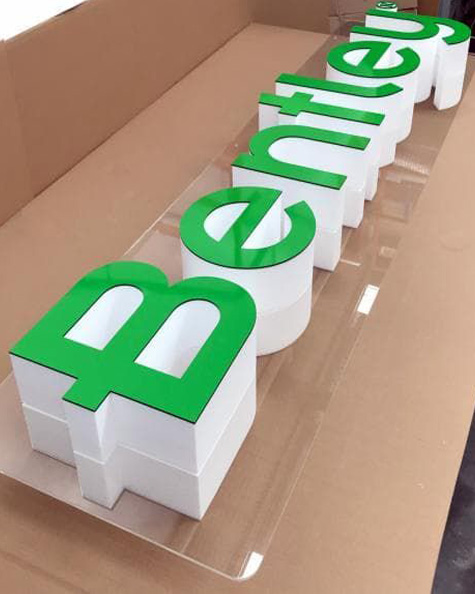 Pleksi Kutu Harf Tabela